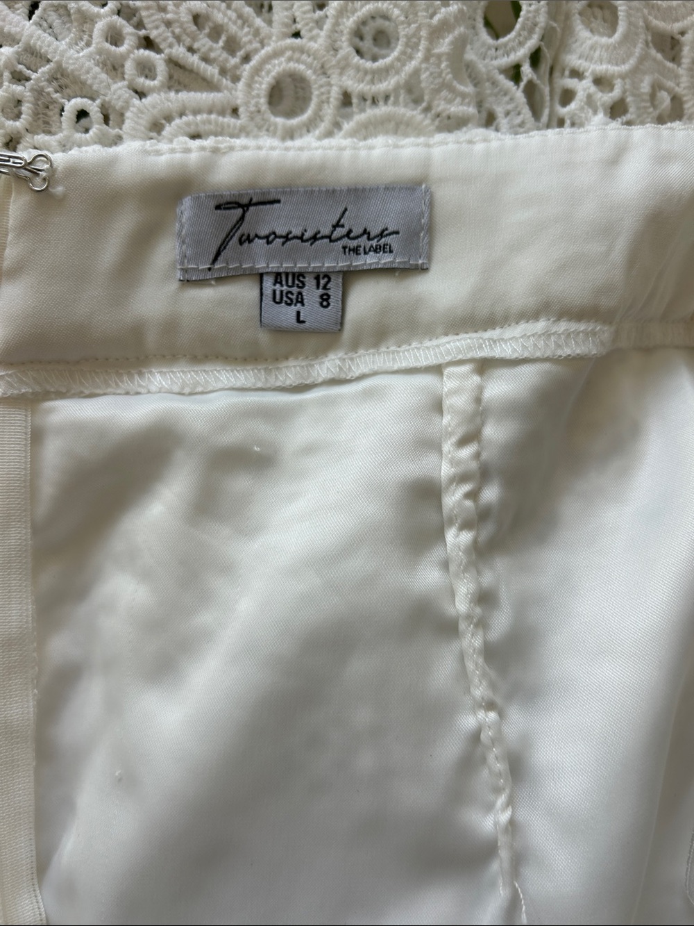 TWO SISTERS- The Label -Celine 2pc lace skirt set - Picture 12 of 13